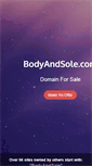 Mobile Screenshot of bodyandsole.com